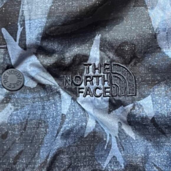 North Face 200 Tundra Denali Fleece Jacket Women’s Medium Blue Floral Camo - Picture 7 of 14